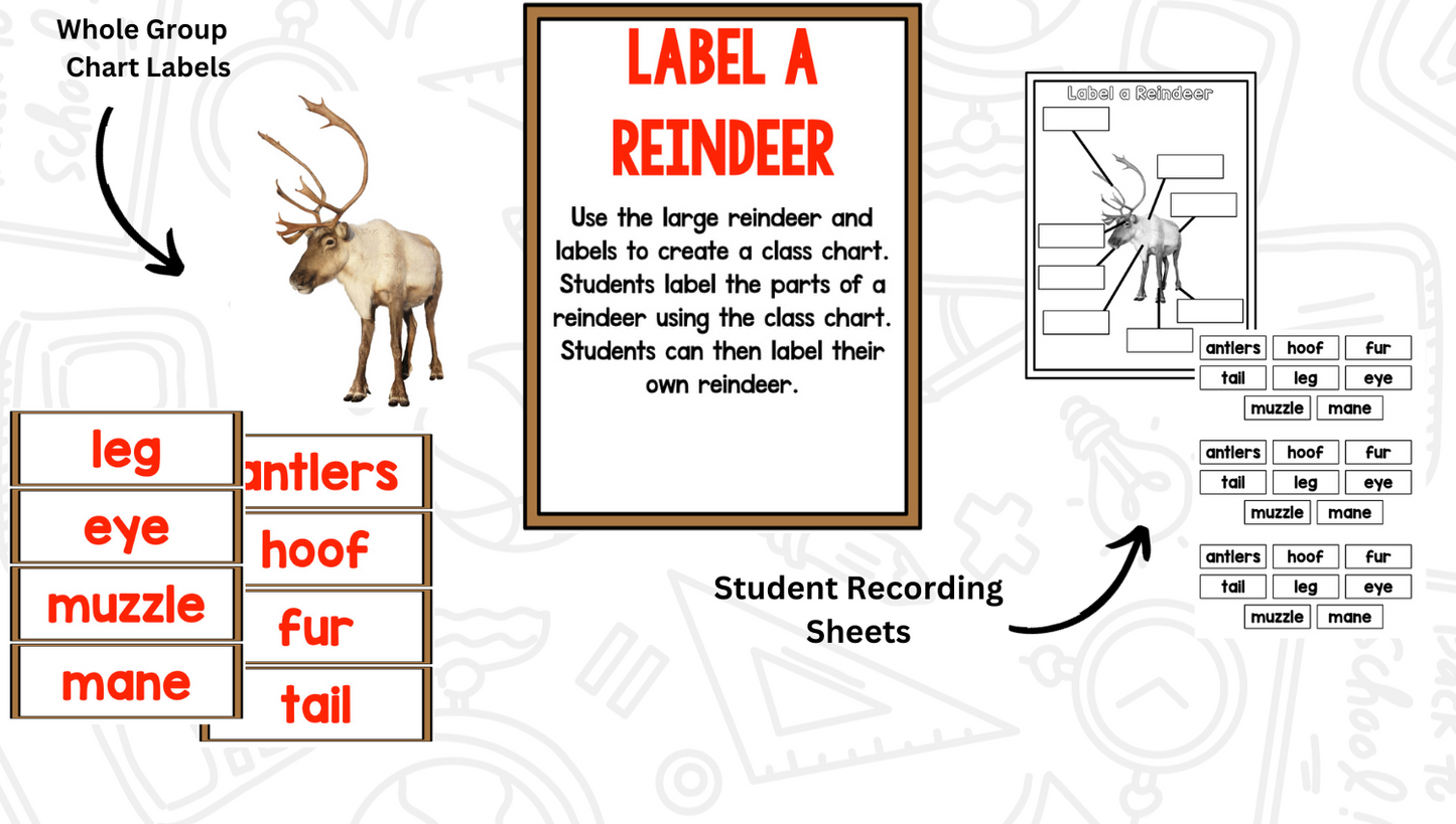 Reindeer: A Research and Writing Project PLUS Centers!