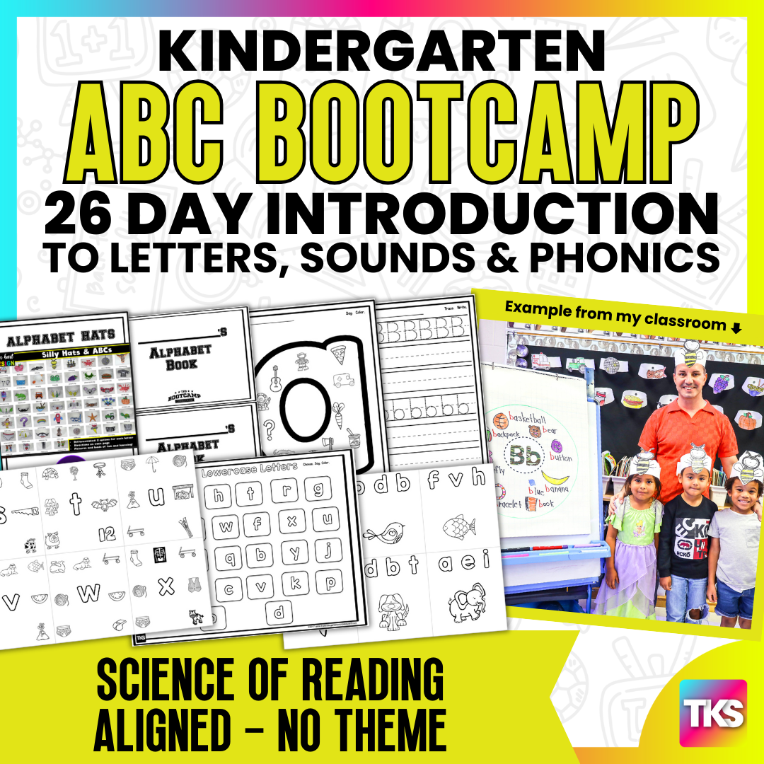 ABC Bootcamp: A 26-Day Introduction to Letters and Sounds (No Theme)