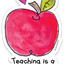 Teacher Sticker Set by Laura Kelly