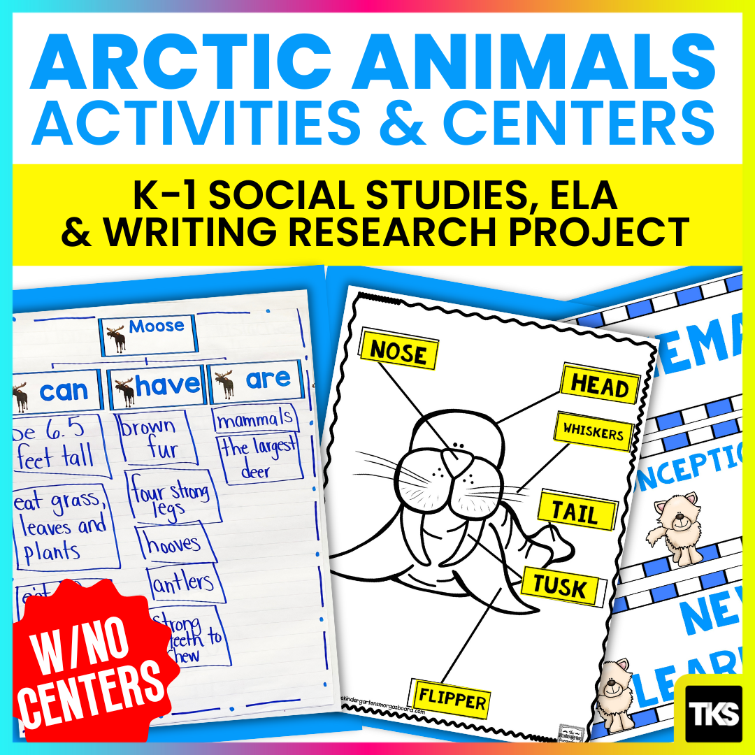 Arctic Animals: A Research and Writing Project WITHOUT Centers!