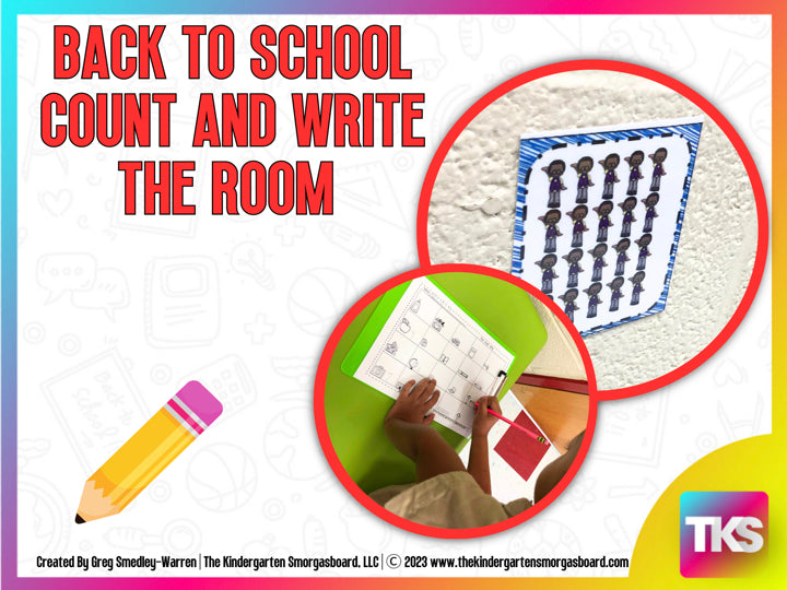 Back to School: Differentiated Count and Write the Room