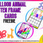 Balloon Animal Ten Frame Cards Freebie