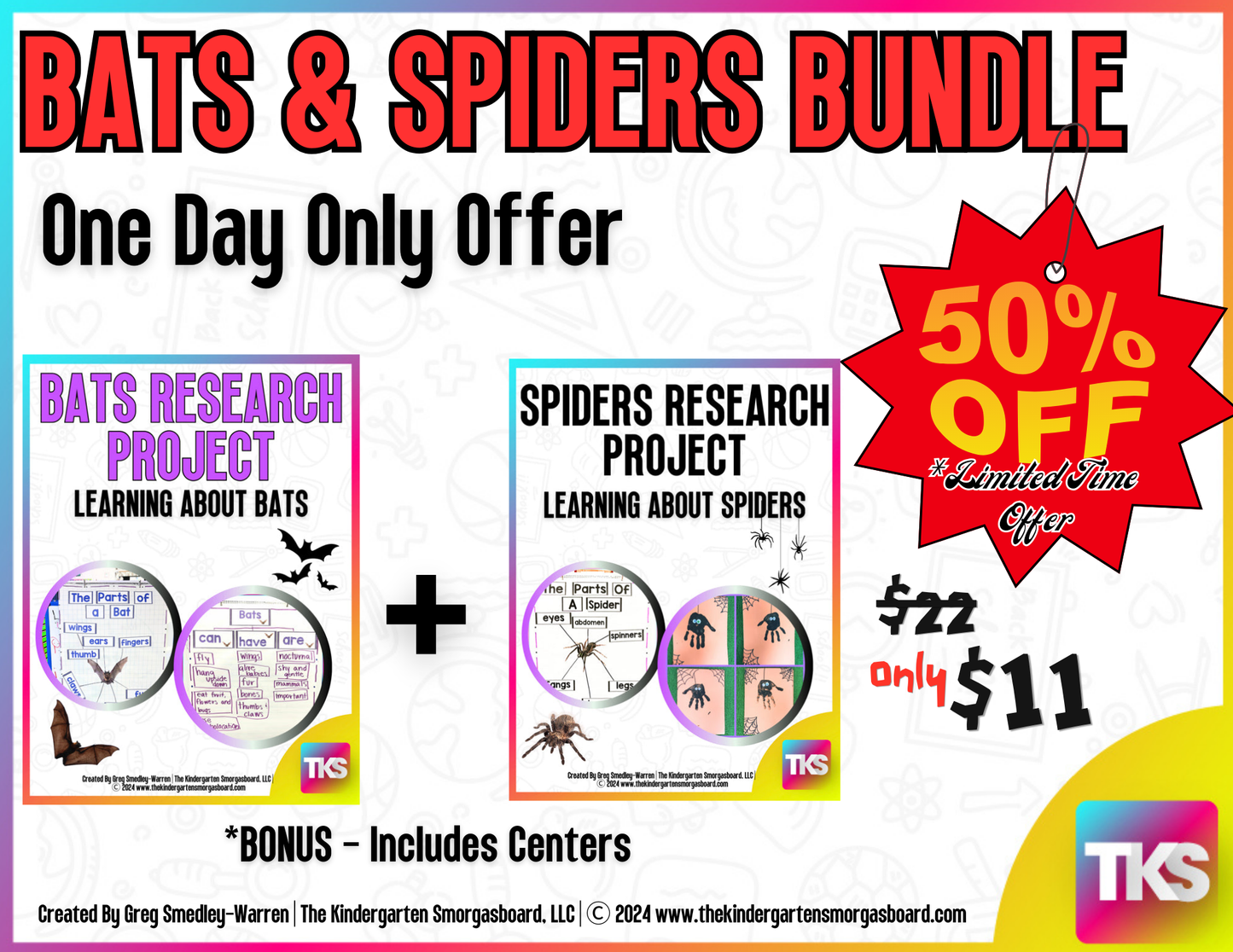 Bats & Spiders ONE DAY ONLY Bundle