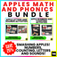 APPLES Math And Literacy Activities: Smashing Apples Bundle-Save 25%