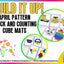 Build It Up! April Pattern Block and Counting Cube Mats