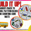 Build It Up! August/Back To School Pattern Block and Counting Cube Mats