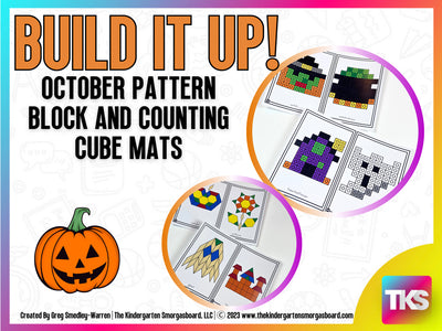 Build It Up! October Pattern Block and Counting Cube Mats