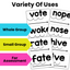 CVC-E Word Blending Cards