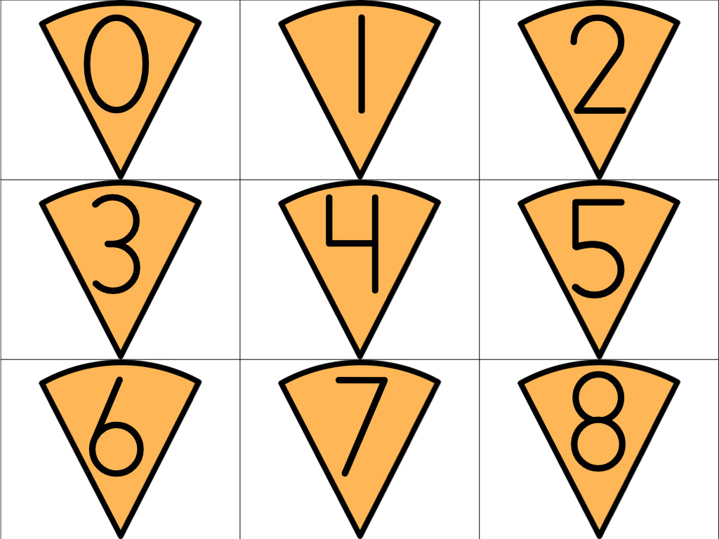 Chips & Dip Number Matching Freebie