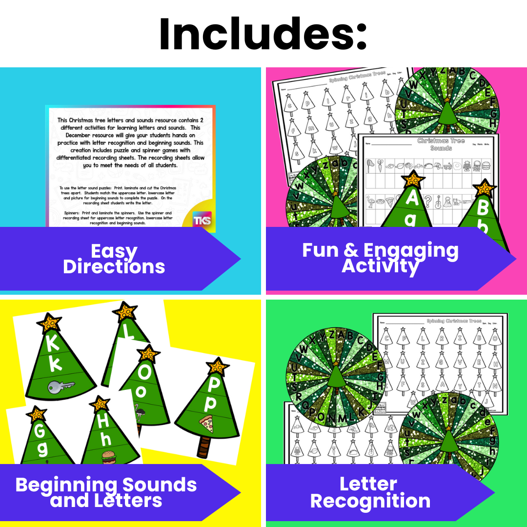 Christmas Tree Letters & Sounds