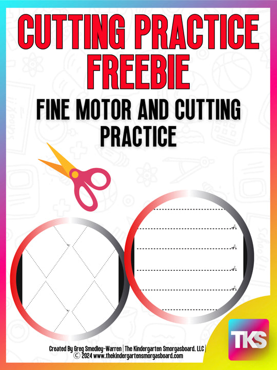 Cutting and Tracing Lines: A Blackline Back-to-School FREEBIE!