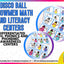 Disco Snowmen Math & Phonics Activities for Kindergarten