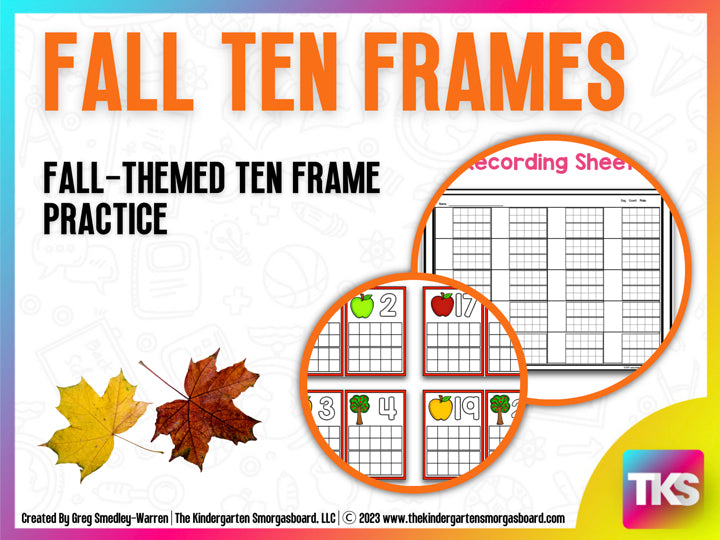 Fall Ten Frame Cards