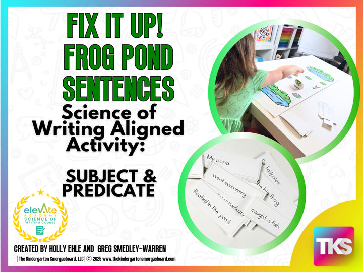 Pond Writing Writing in Prek, Kindergarten, 1st Grade, & 2nd Grade. – The ...