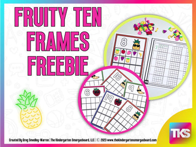 Fruity Ten Frames Freebie