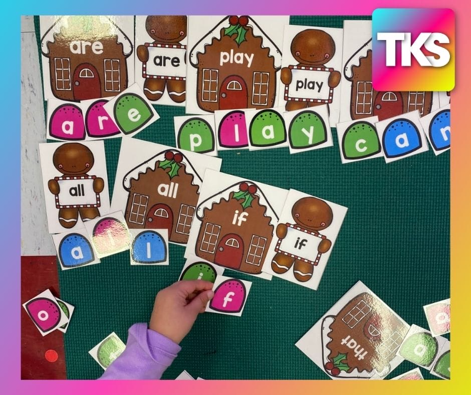 Gingerbread Editable Sight Words