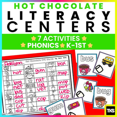 Hot Chocolate Literacy Centers