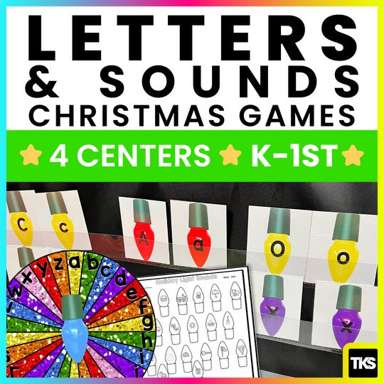 Christmas Lights Letters and Sounds