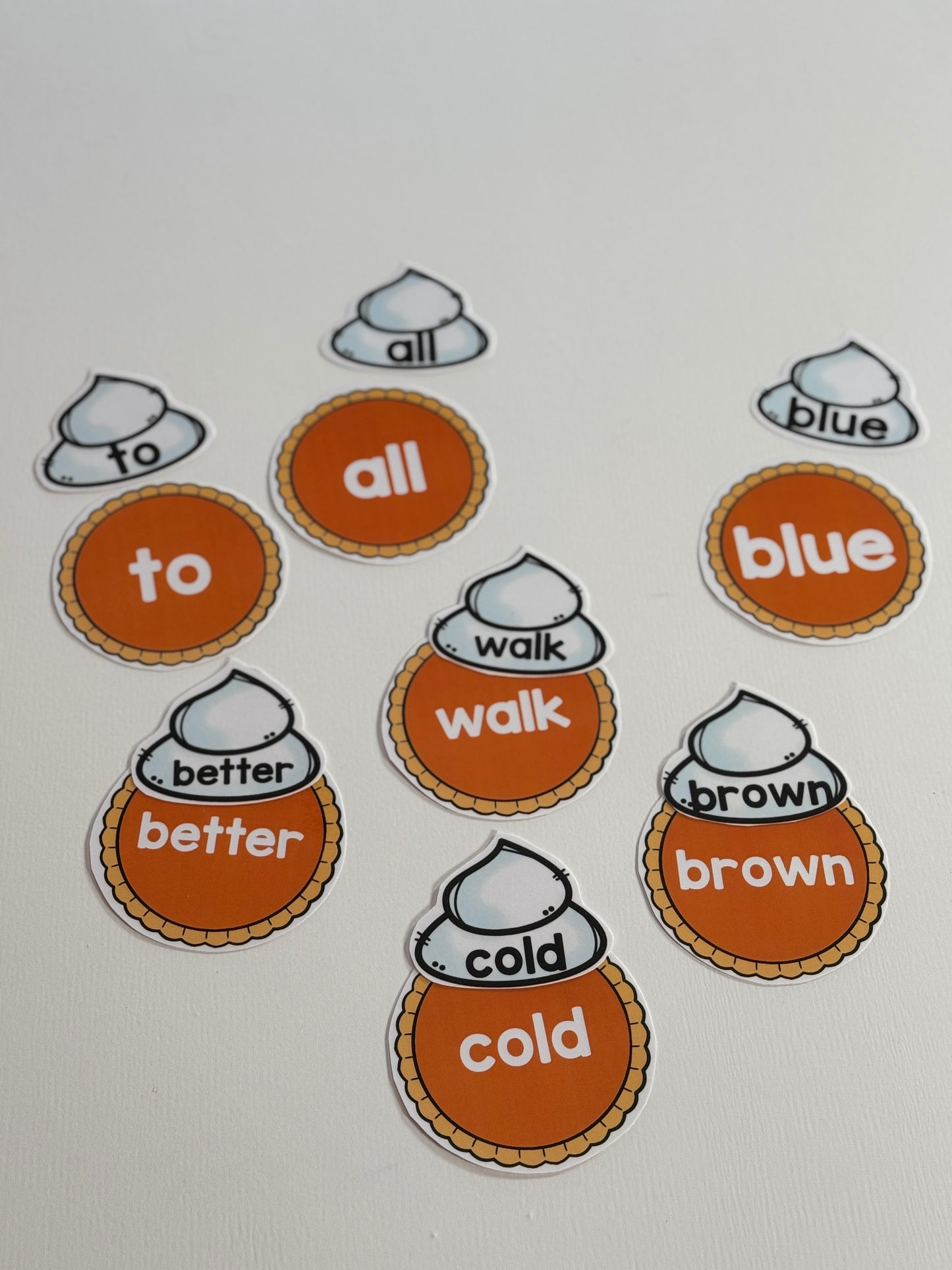 Pumpkin Pie Editable Sight Words