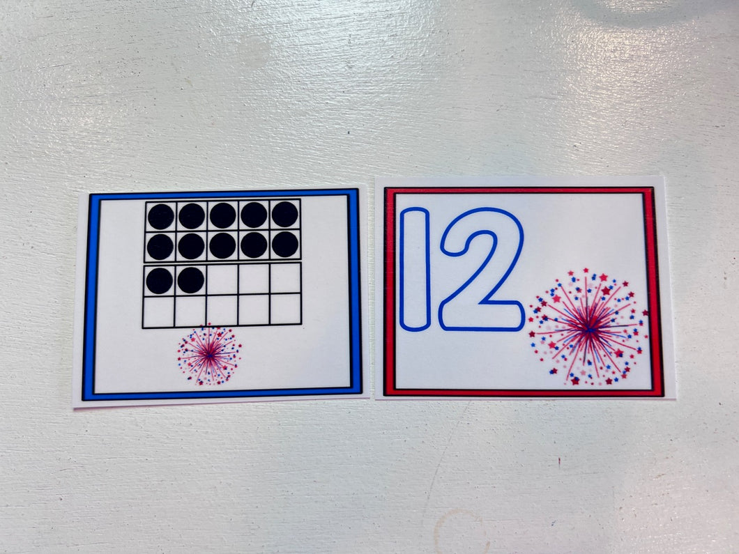 Fireworks Numbers & Ten Frames Freebie β The Kindergarten Smorgasboard ...