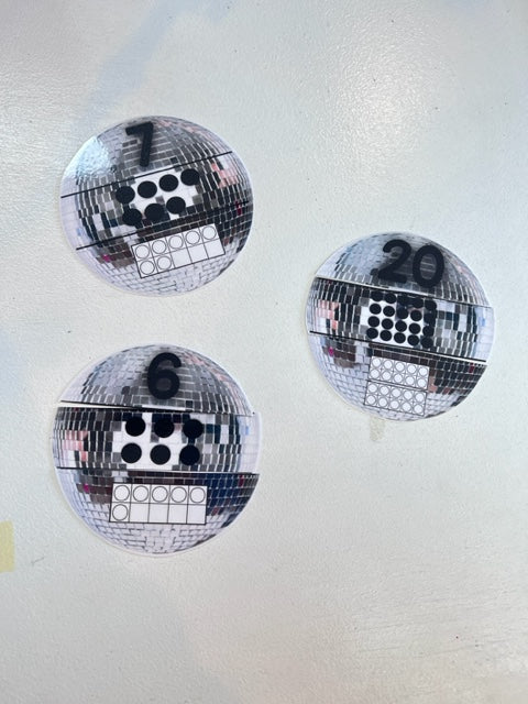 Disco Ball Numbers & Counting Puzzles – The Kindergarten Smorgasboard ...