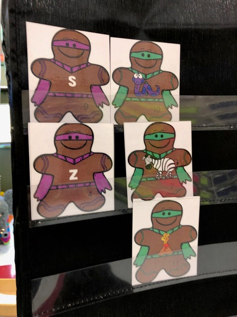 Gingerbread Superheroes Math and Literacy Centers!