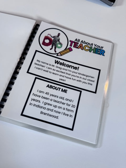 Meet Your Teacher Book