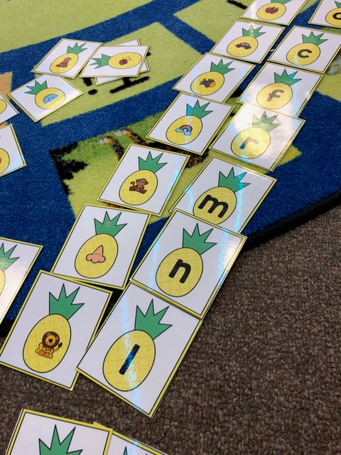 Pineapple Math and Literacy Centers