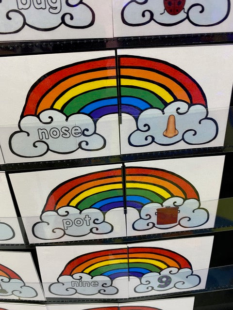 Rainbow Math & Literacy Centers