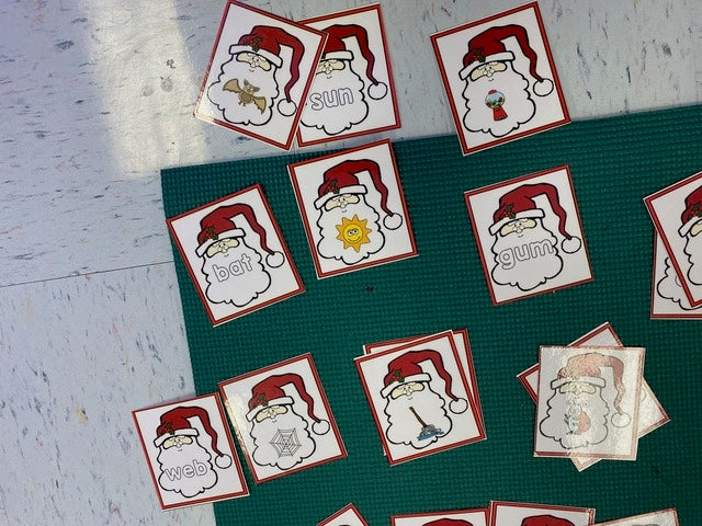 Santa Math and Literacy Centers