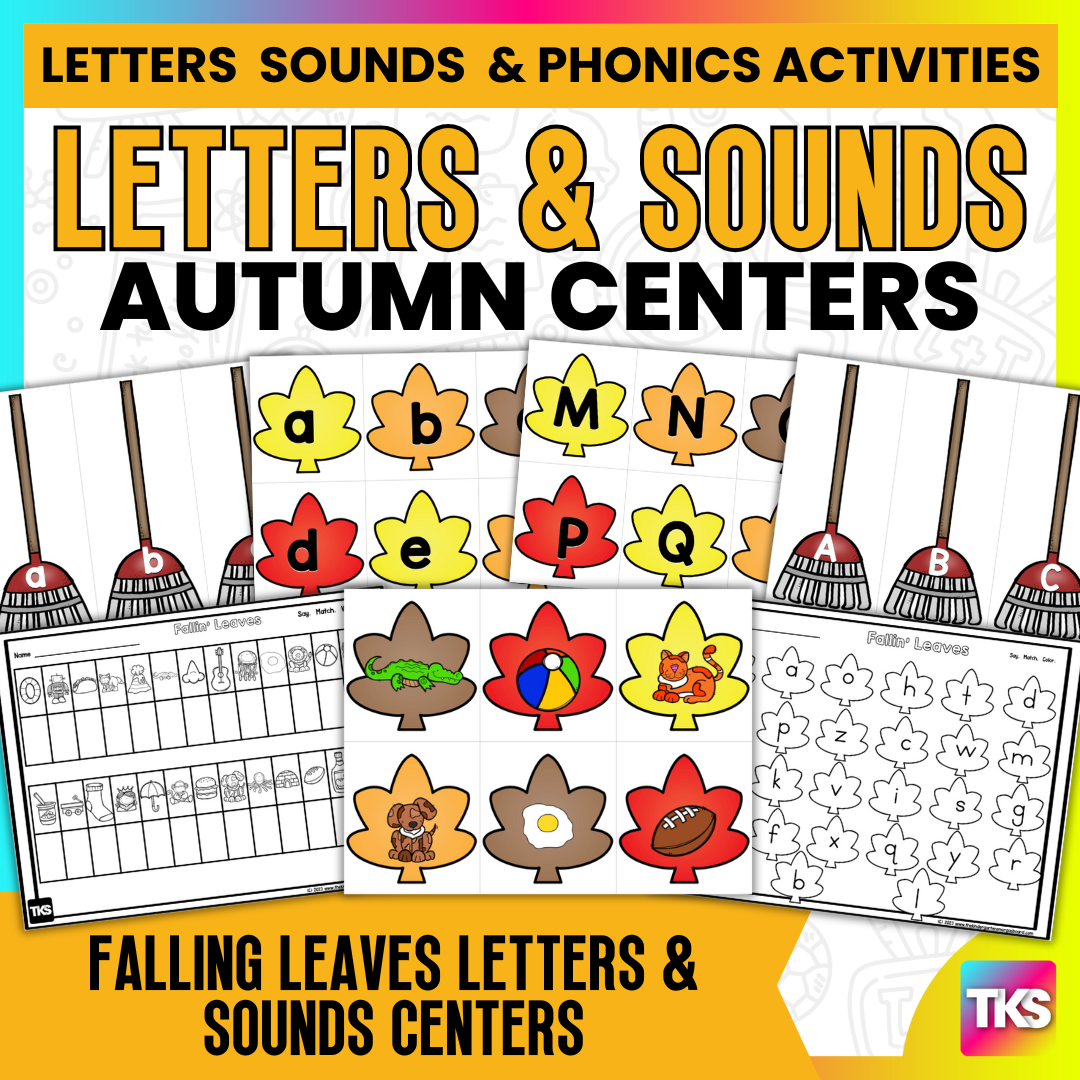 Falling Leaves Letters & Sounds Centers