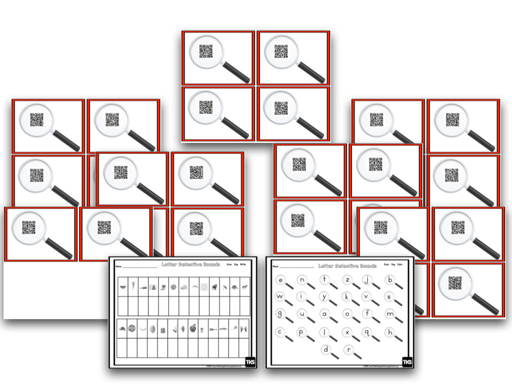 I'm a Letter Detective: QR Codes for Letters and Sounds