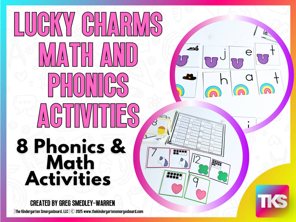 Math & Phonics -Lucky Charms Themed Hands-On Small Group & Centers Activities