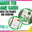 March Ten Frame Cards