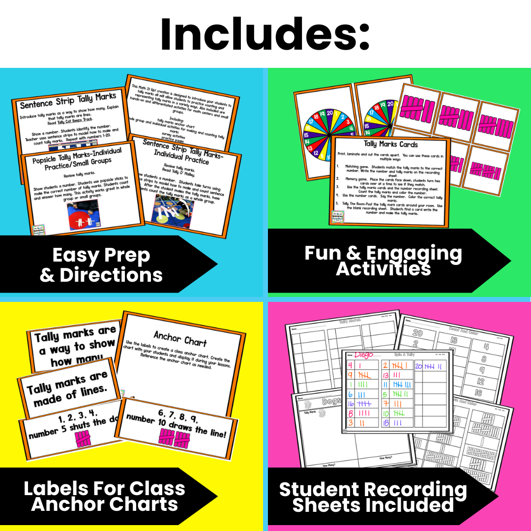 Math It Up! Tally Marks