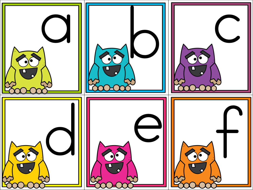 Monster Mash Letter Recognition FREEBIE!