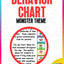Behavior Calendar and Clip Chart (Monster Theme)