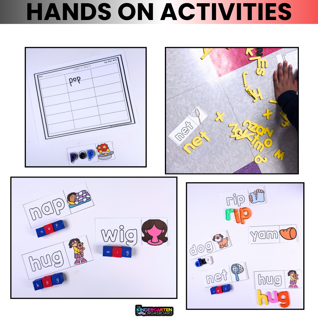 CVC Words Practice: Blending CVC Words! Spelling CVC Words!