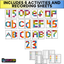 Build It Up! Letters & Numbers Pattern Block & Counting Cube Mats