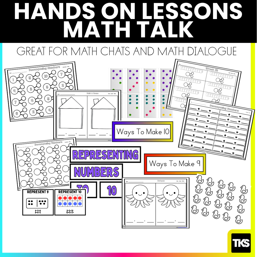 Decomposing Numbers To 10-Number Bonds Lessons And Composing Numbers