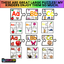 GIANT Letters, Beginning Sounds Floor Puzzles Kindergarten (4 Puzzles)