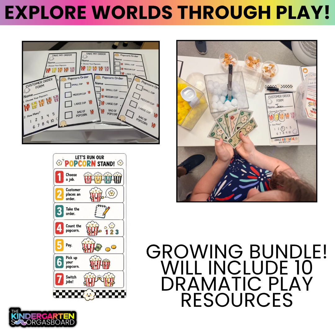 PLAY IT UP! Curriculum-Connected Dramatic Play GROWING Bundle-10 Resources