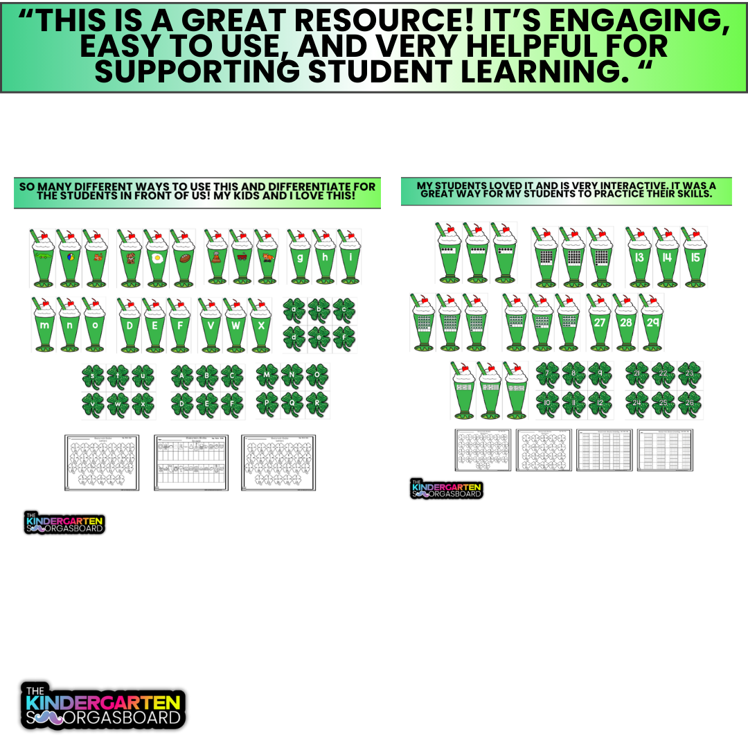 St. Patrick's Day Activities: Shamrock Shake Bundle Shamrock Shake Bundle