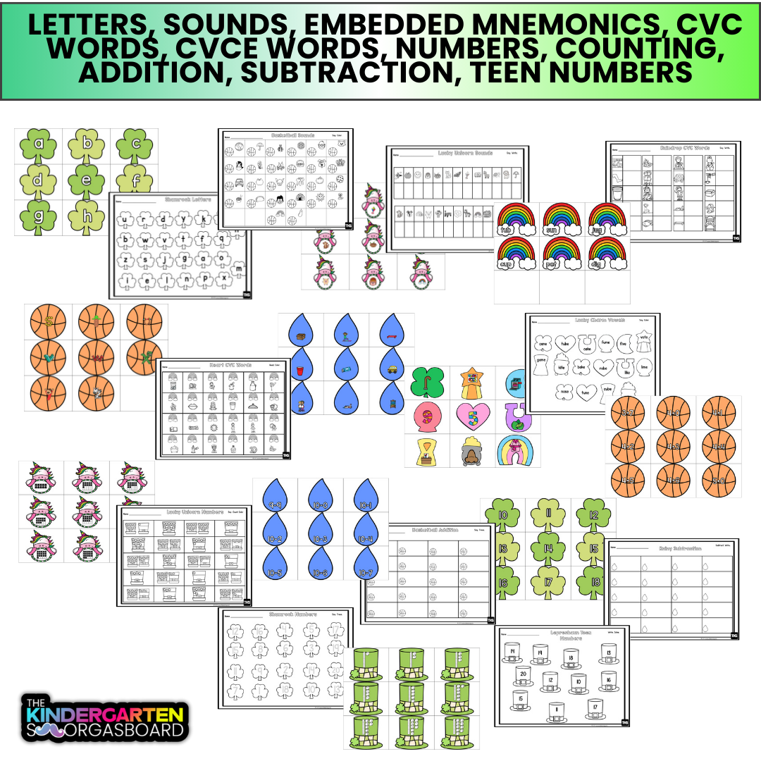 March Flashlight Activities: Light Table Activities For St. Patrick's Day