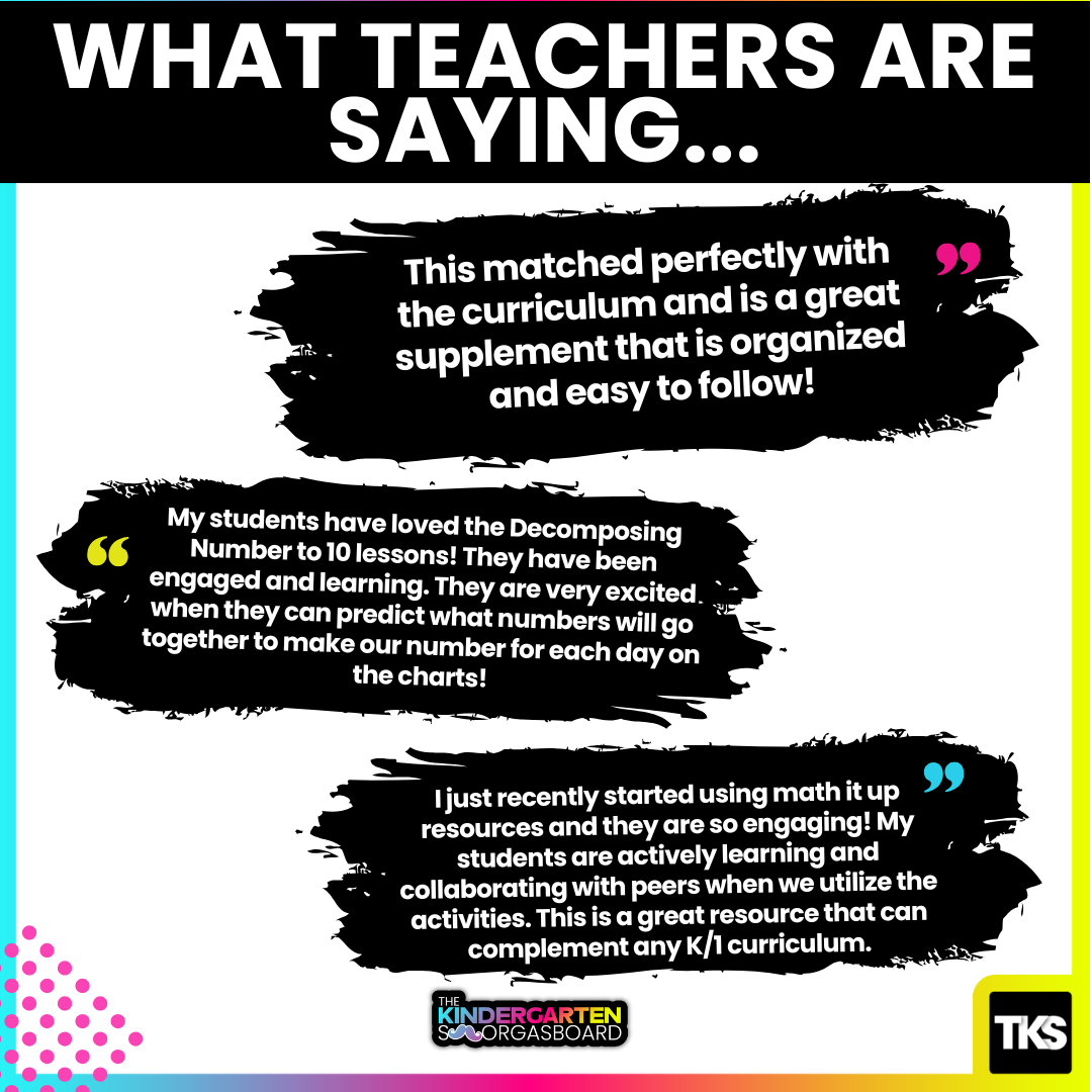 Decomposing Numbers To 10-Number Bonds Lessons And Composing Numbers