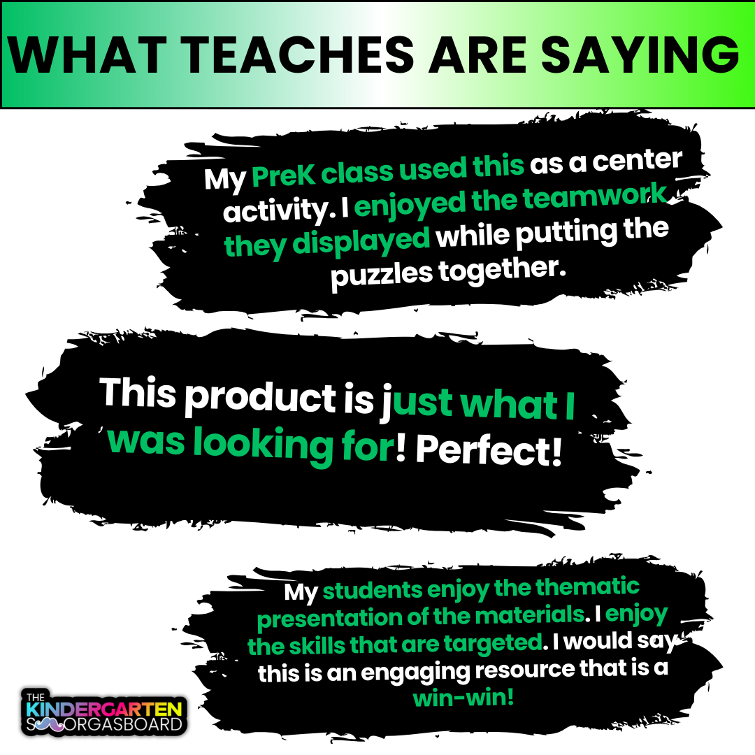 St. Patrick's Day Activities:  Shamrock Numbers & Counting Puzzles