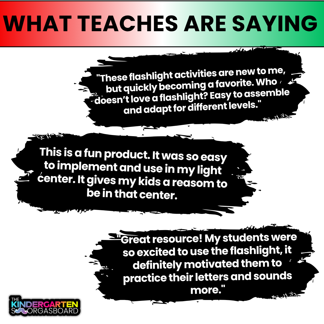 Flashlight Activities: December Flashlight Games And Light Table Activities