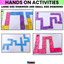 Kindergarten Math & Phonics Domino Games | Phonics Activities & Math Activities