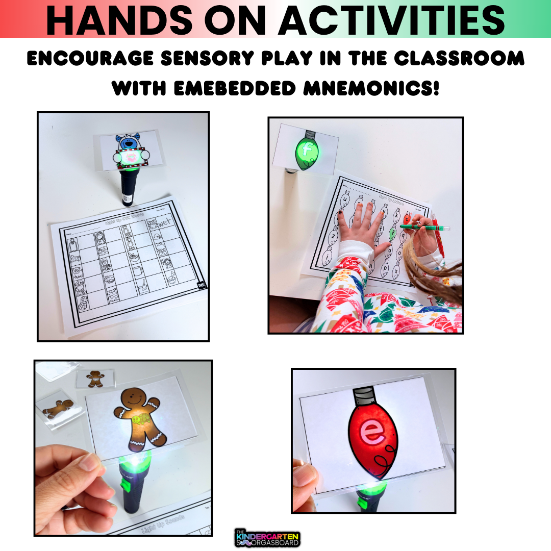 Flashlight Activities: December Flashlight Games And Light Table Activities