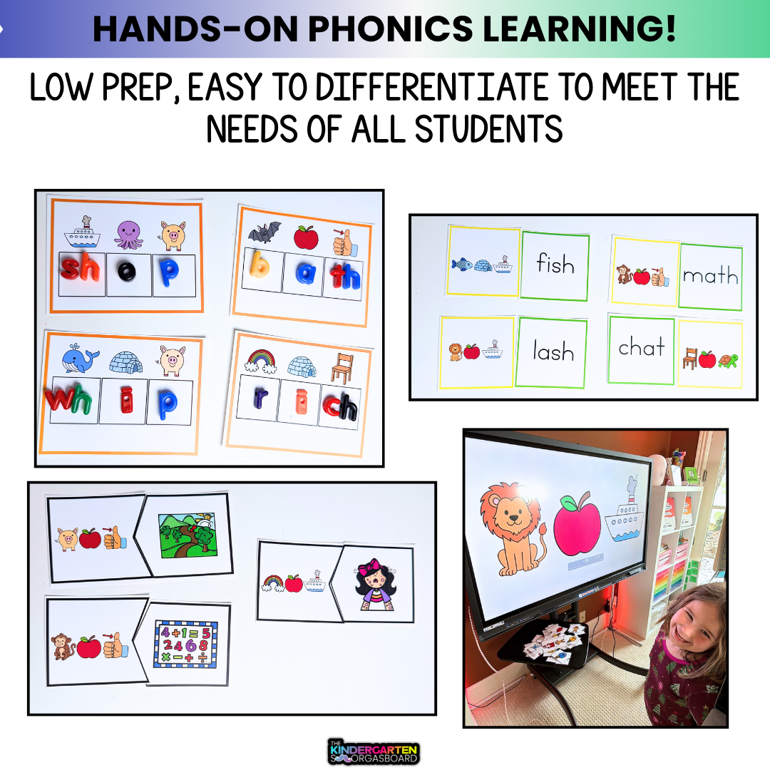 Digraphs: See It! Say It! Spell It! Mystery Words Digraph Game!